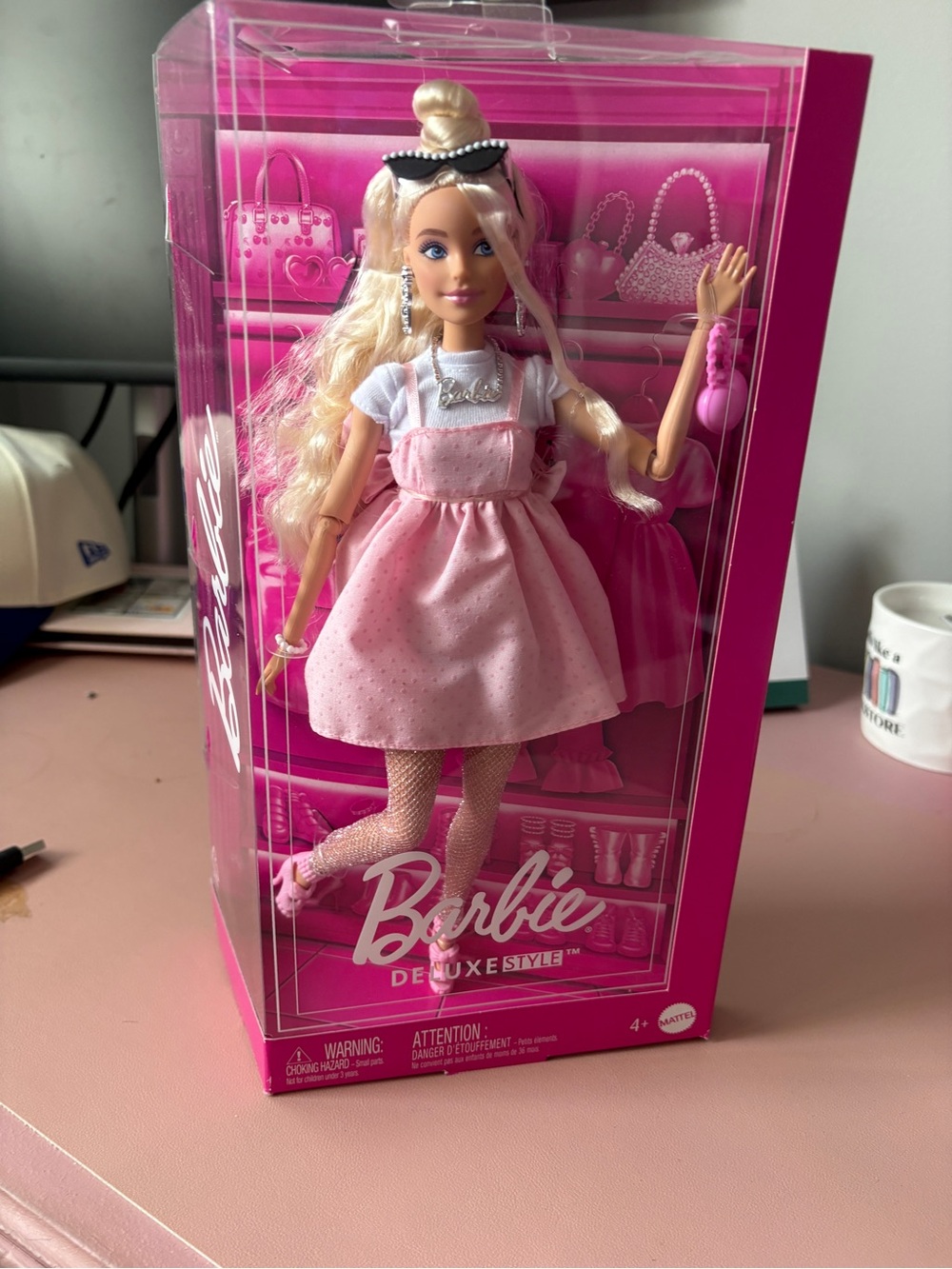 Barbie Pink Deluxe Style Fashion Doll Collection
